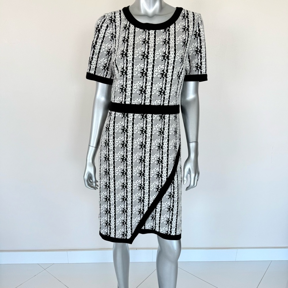 Beige by eci women tweed dress size 12 US